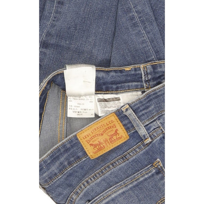 Levi's 714 Women Blue Straight Slim Stretch Jeans W26 L29