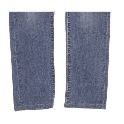 Levi's 714 Women Blue Straight Slim Stretch Jeans W26 L29