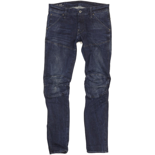 G-Star 5620 3D Men Blue Skinny Slim Stretch Jeans W32 L32