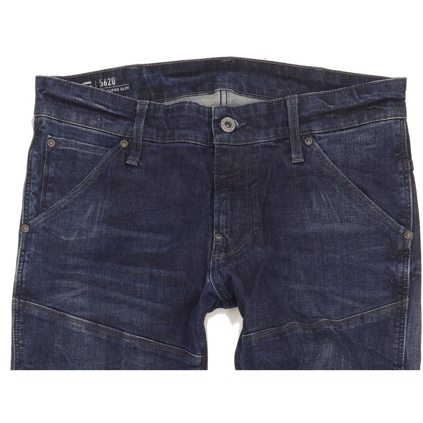 G-Star 5620 3D Men Blue Skinny Slim Stretch Jeans W32 L32