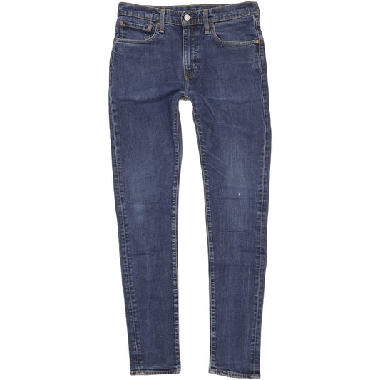 Levi's 512 Men Blue Tapered Slim Jeans W32 L34