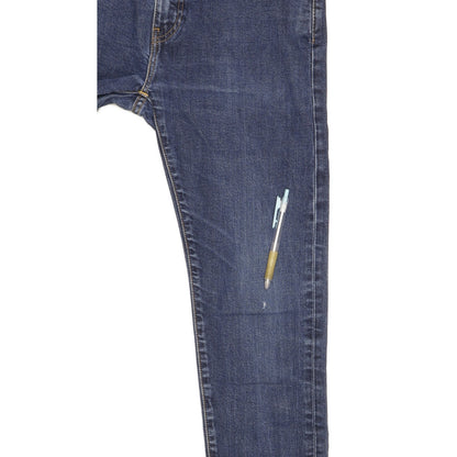 Levi's 512 Men Blue Tapered Slim Jeans W32 L34