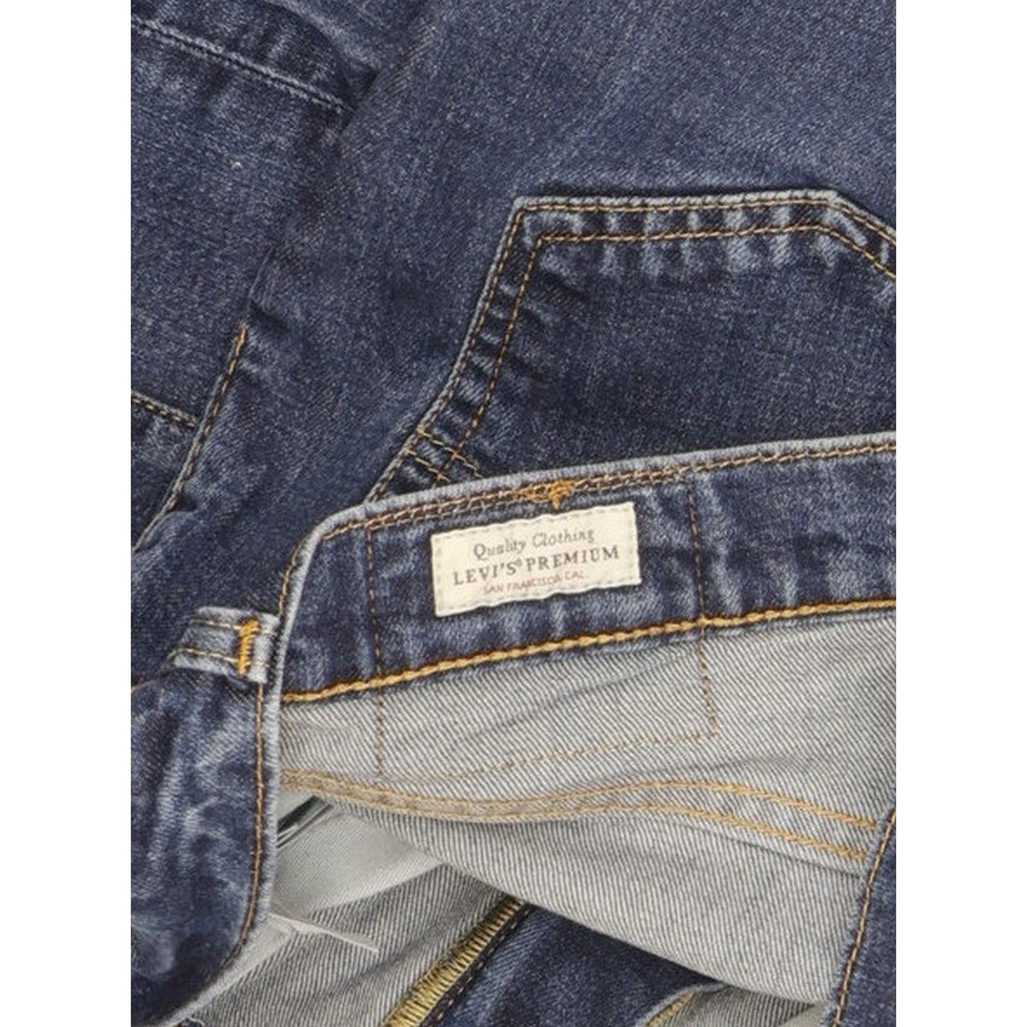 Levi's 512 Men Blue Tapered Slim Jeans W32 L34