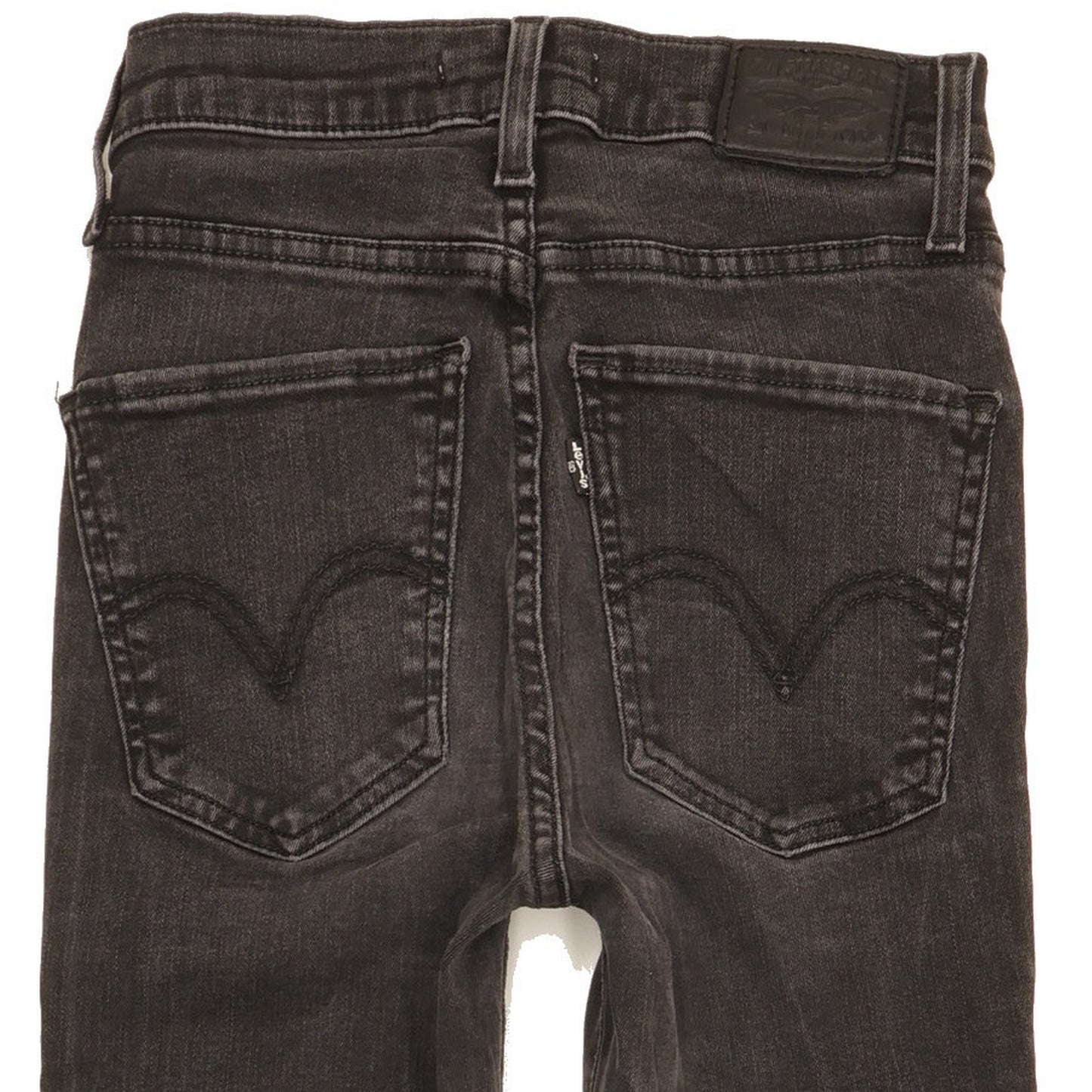 Levi's Mile Women Black Skinny Slim Stretch Jeans W24 L26