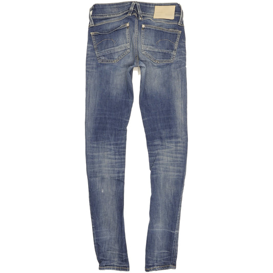 G-Star Lynn Women Blue Skinny Slim Stretch Jeans W24 L30