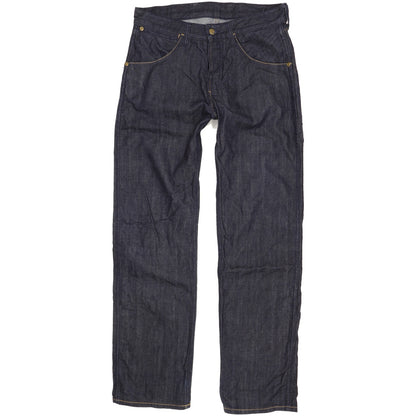 Wrangler 4MRB Men Navy Straight Regular Jeans W32 L33