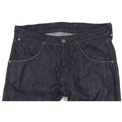 Wrangler 4MRB Men Navy Straight Regular Jeans W32 L33