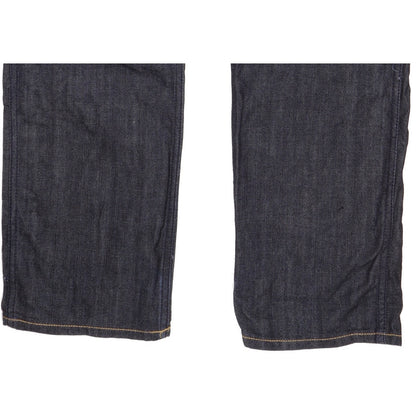 Wrangler 4MRB Men Navy Straight Regular Jeans W32 L33