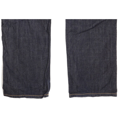 Wrangler 4MRB Men Navy Straight Regular Jeans W32 L33
