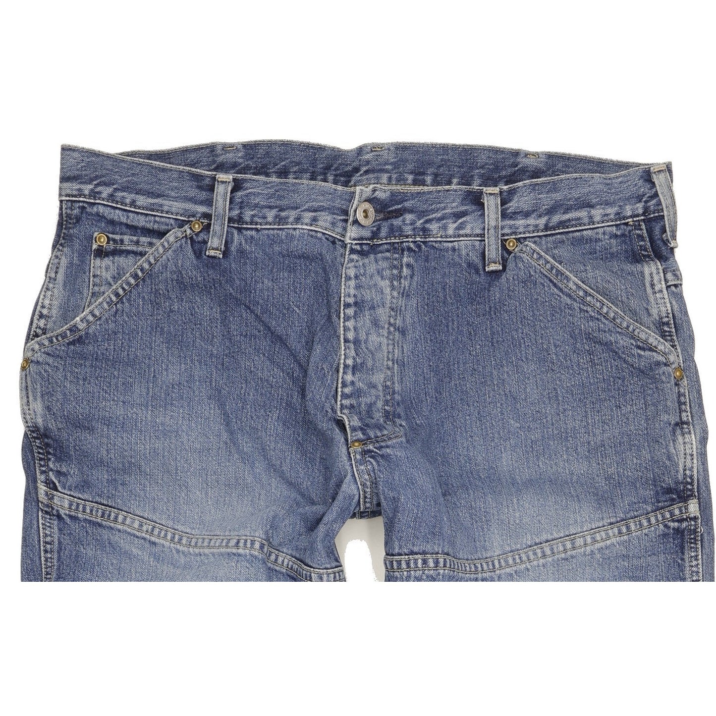 G-Star Elwood Men Blue Straight Regular Jeans W36 L34