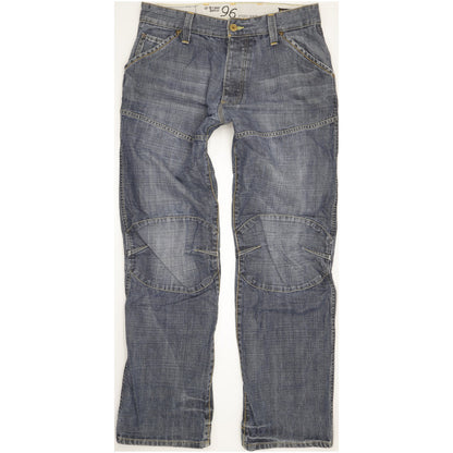 G-Star Elwood Heritage Men Blue Straight Loose Jeans W36 L34