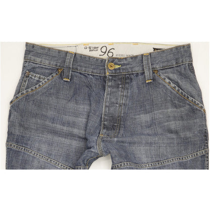 G-Star Elwood Heritage Men Blue Straight Loose Jeans W36 L34