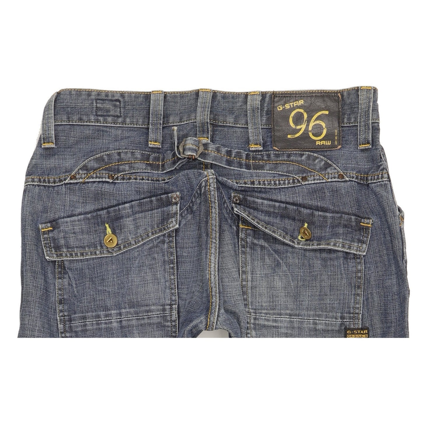 G-Star Elwood Heritage Men Blue Straight Loose Jeans W36 L34
