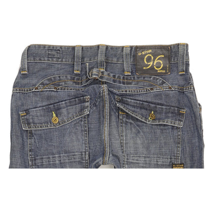 G-Star Elwood Heritage Men Blue Straight Loose Jeans W36 L34