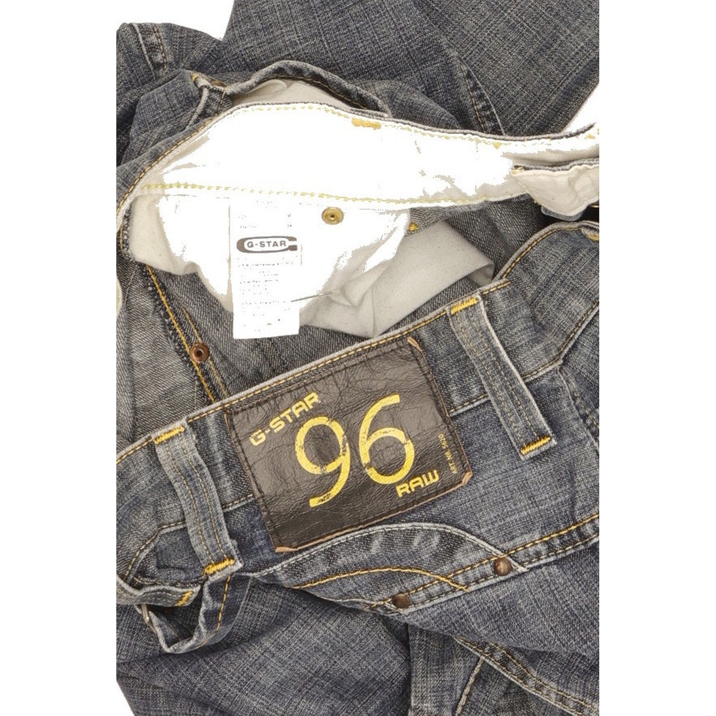 G-Star Elwood Heritage Men Blue Straight Loose Jeans W36 L34