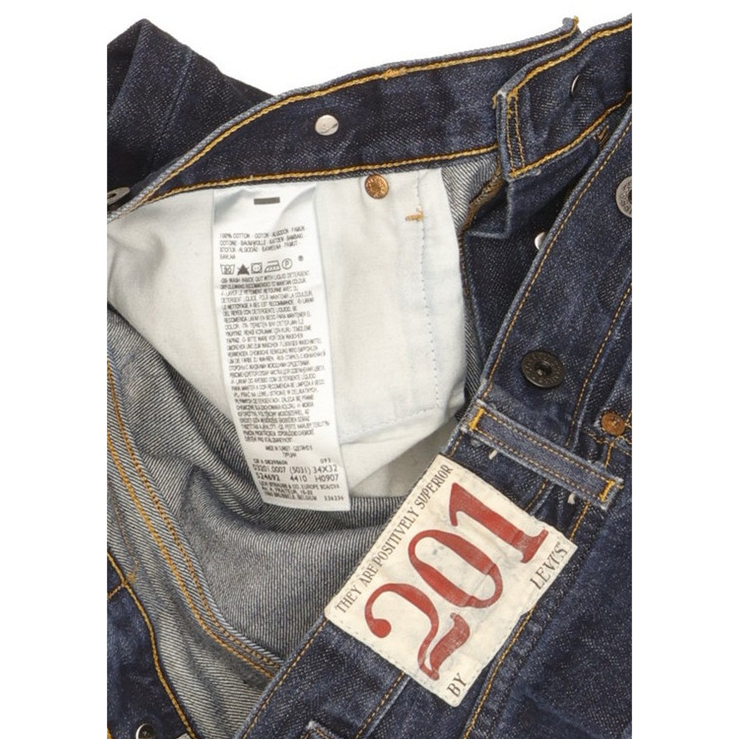 Levi's Engineering Type 2 Men Blue Straight Regular Jeans W34 L31