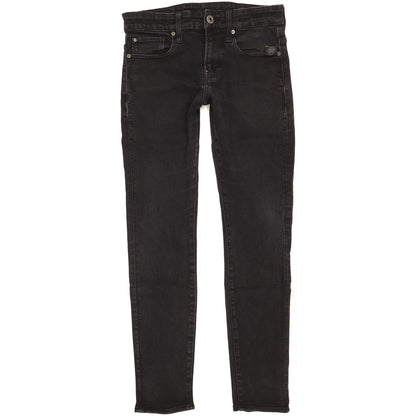 G-Star Revend Men Black Skinny Slim Stretch Jeans W27 L29
