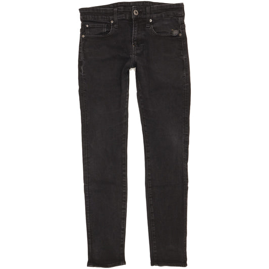 G-Star Revend Men Black Skinny Slim Stretch Jeans W27 L29