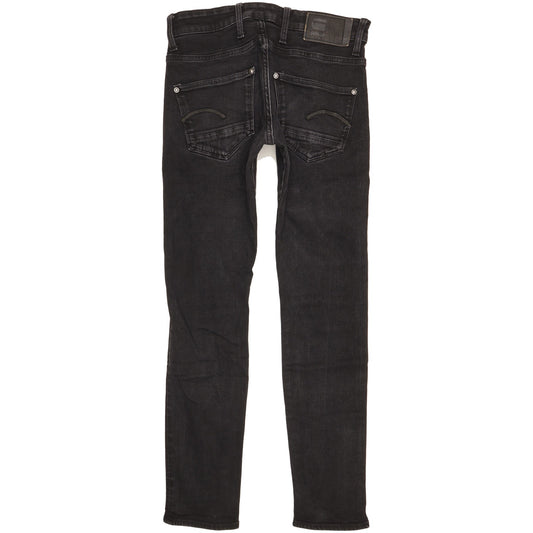 G-Star Revend Men Black Skinny Slim Stretch Jeans W27 L29