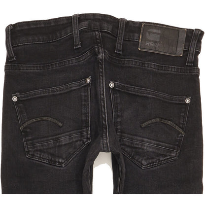 G-Star Revend Men Black Skinny Slim Stretch Jeans W27 L29