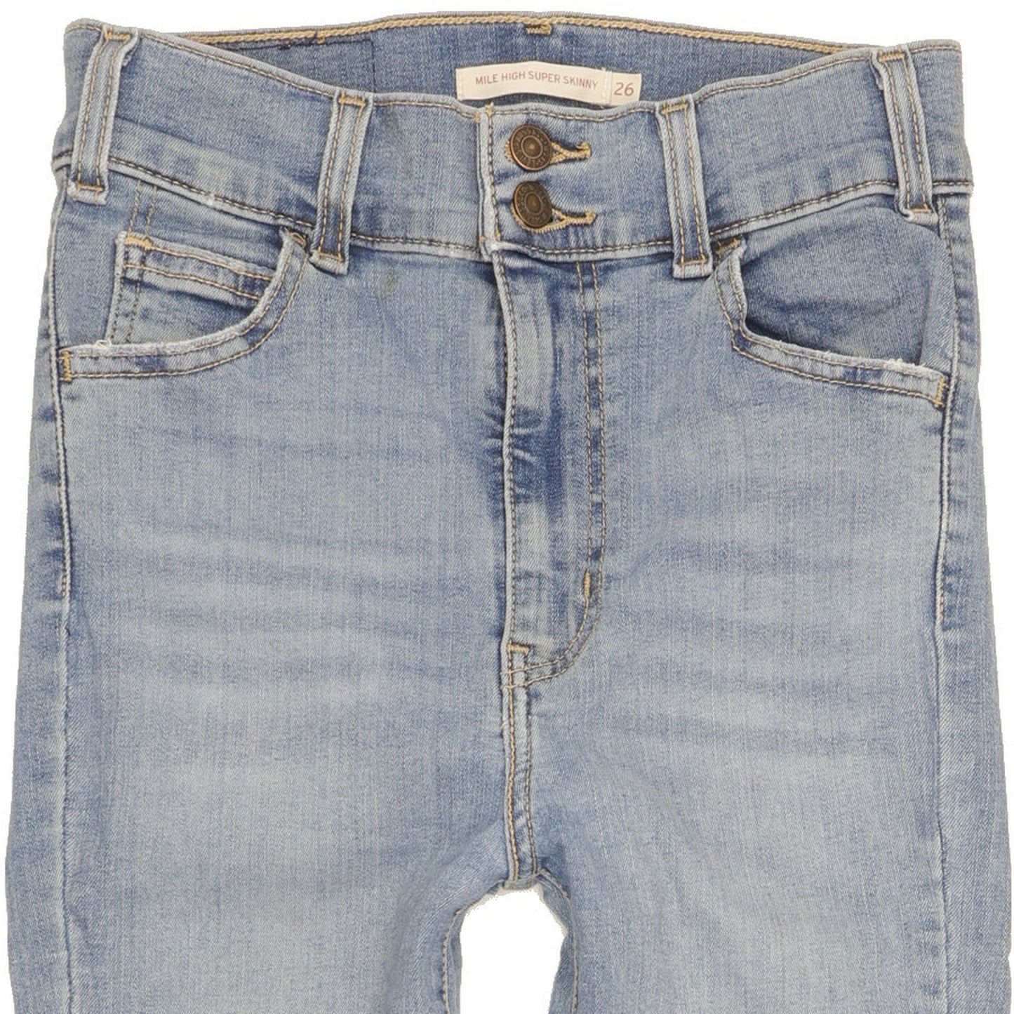 Levi's Mile Women Blue Skinny Slim Stretch Jeans W26 L28