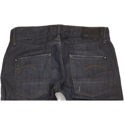 G-Star Mc Arthur Men Navy Straight Regular Jeans W34 L34