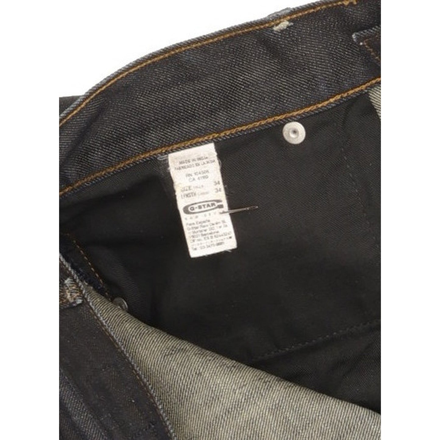 G-Star Mc Arthur Men Navy Straight Regular Jeans W34 L34