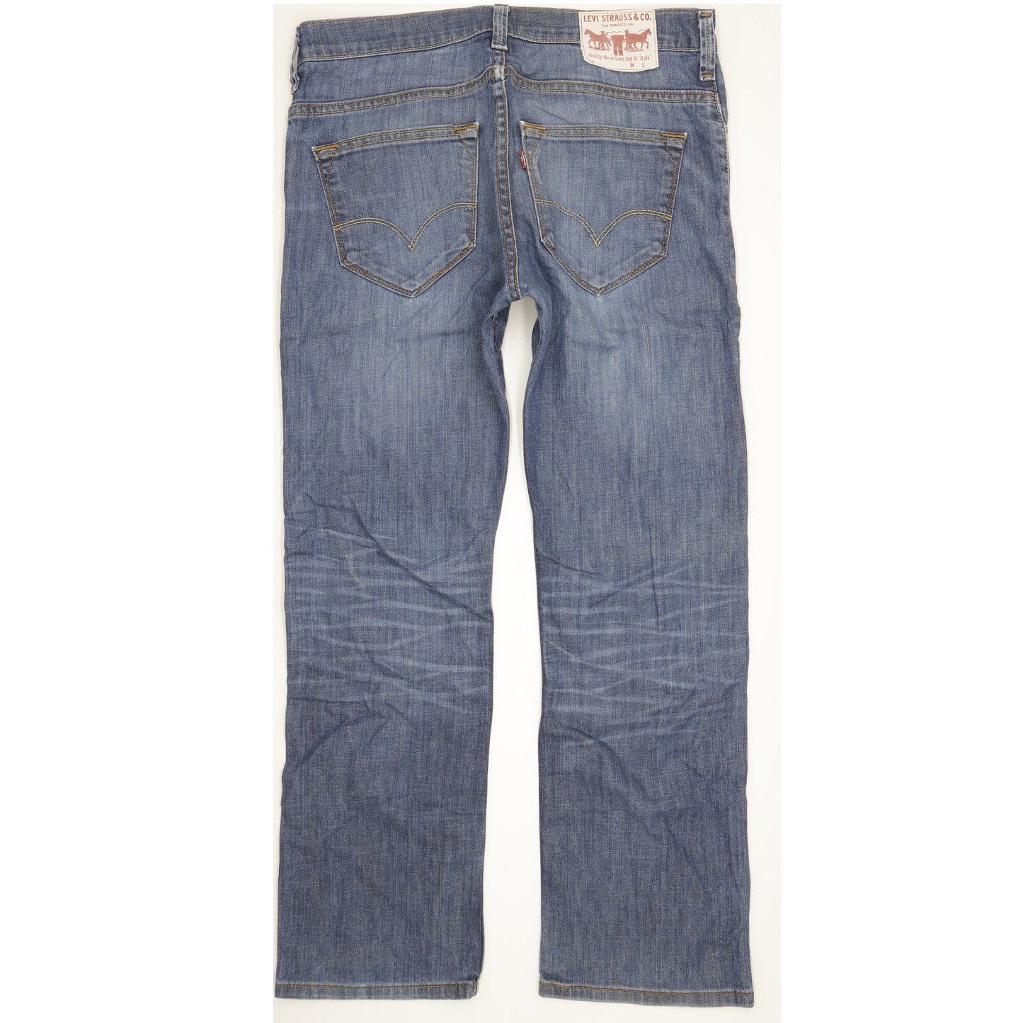 Levi's 506 Men Blue Straight Regular Stretch Jeans W32 L30