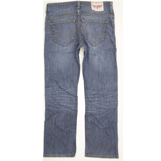 Levi's 506 Men Blue Straight Regular Stretch Jeans W32 L30