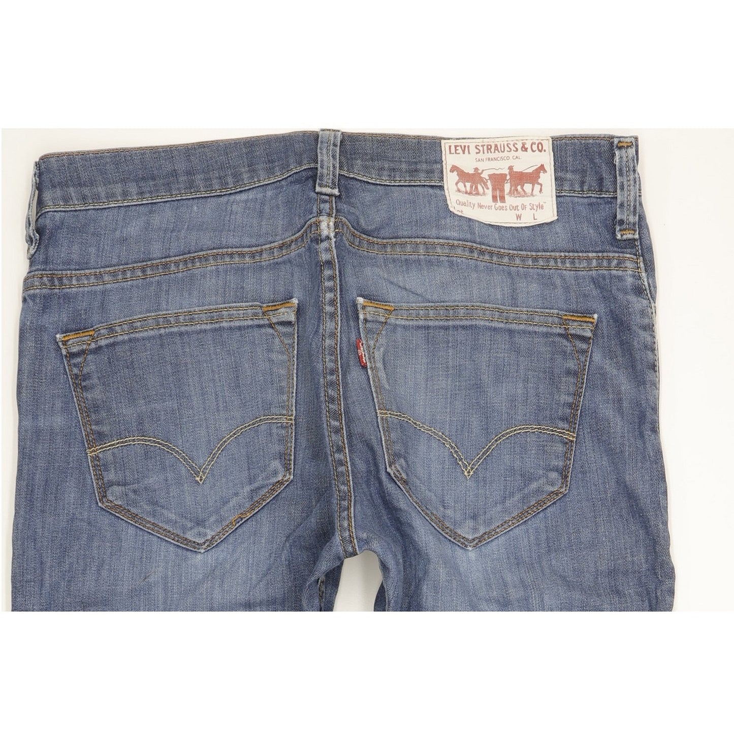 Levi's 506 Men Blue Straight Regular Stretch Jeans W32 L30