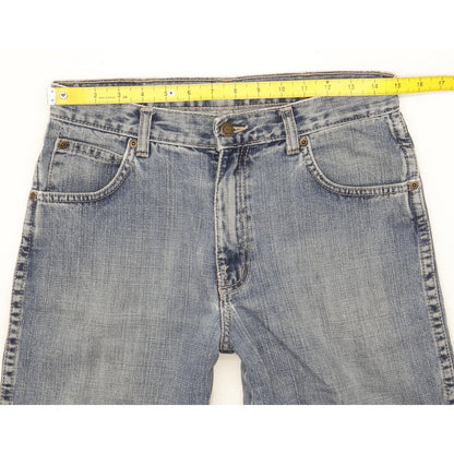 Wrangler Durable Quality Men Blue Straight Regular Jeans W30 L31