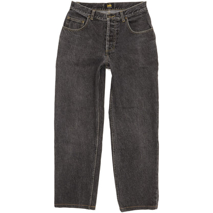 Lee Riders Men Black Straight Regular Jeans W30 L28