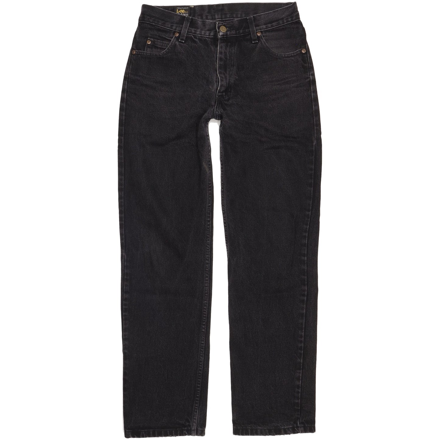 Lee Men Black Straight Regular Jeans W30 L31