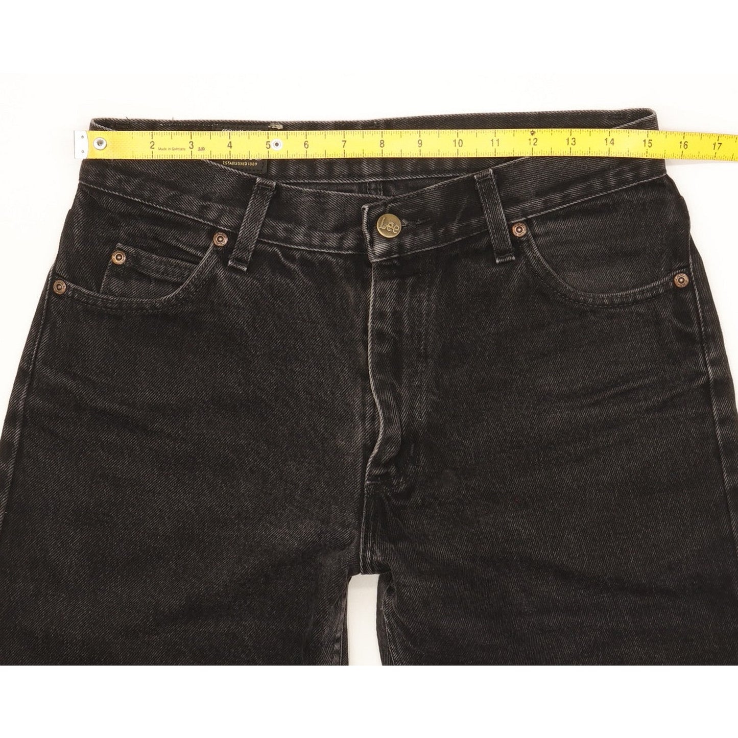 Lee Men Black Straight Regular Jeans W30 L31