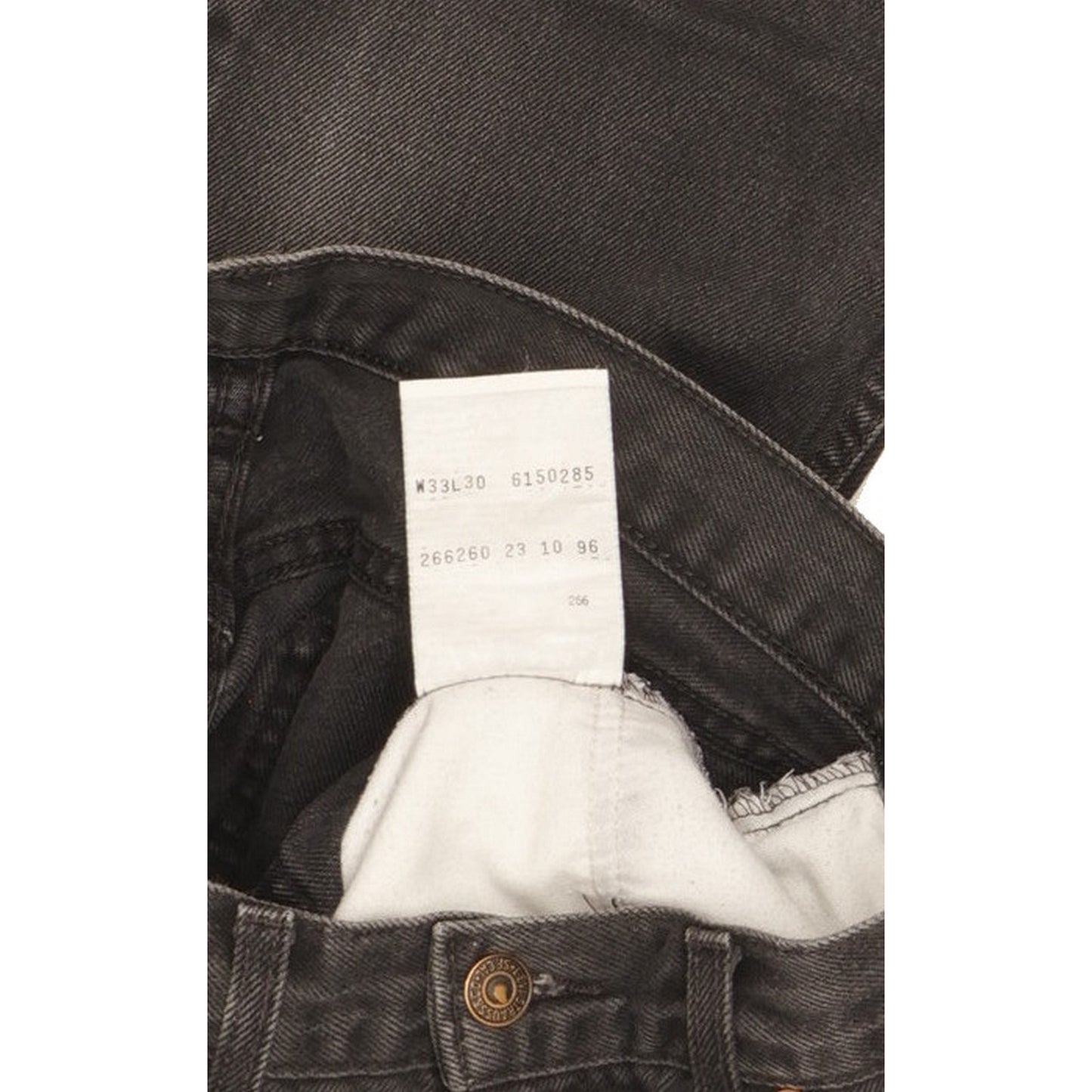 Levi's 615 Men Black Straight Regular Jeans W32 L29