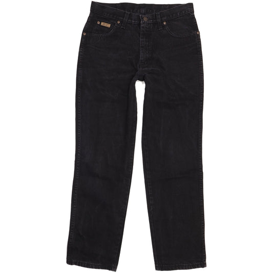 Wrangler Oregon Men Black Straight Regular Jeans W33 L31