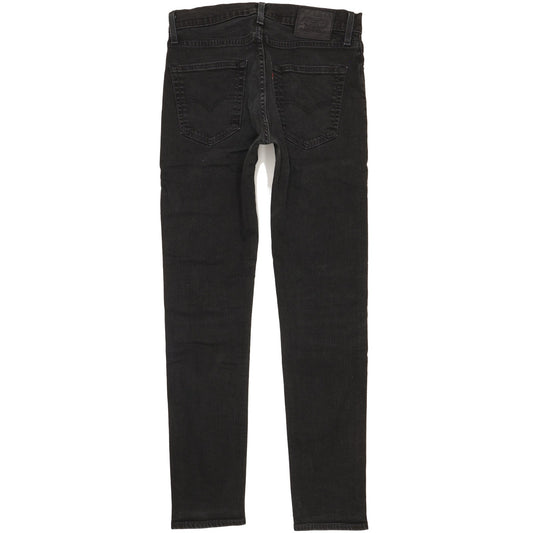 Levi's 512 Men Black Tapered Slim Stretch Jeans W31 L32