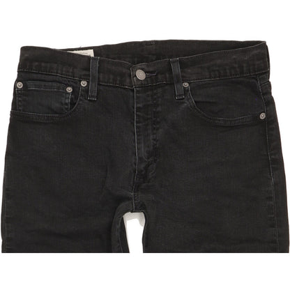Levi's 512 Men Black Tapered Slim Stretch Jeans W31 L32
