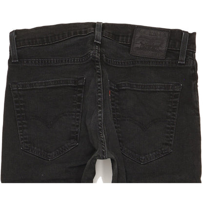 Levi's 512 Men Black Tapered Slim Stretch Jeans W31 L32