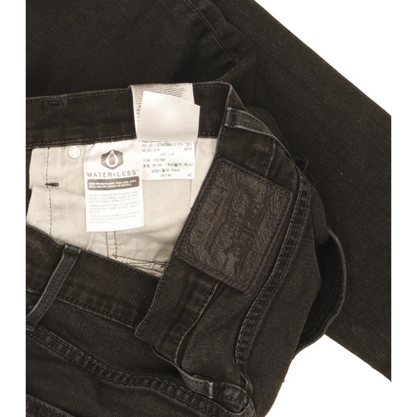Levi's 512 Men Black Tapered Slim Stretch Jeans W31 L32