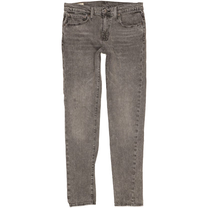 Levi's 512 Men Grey Straight Slim Stretch Jeans W31 L33