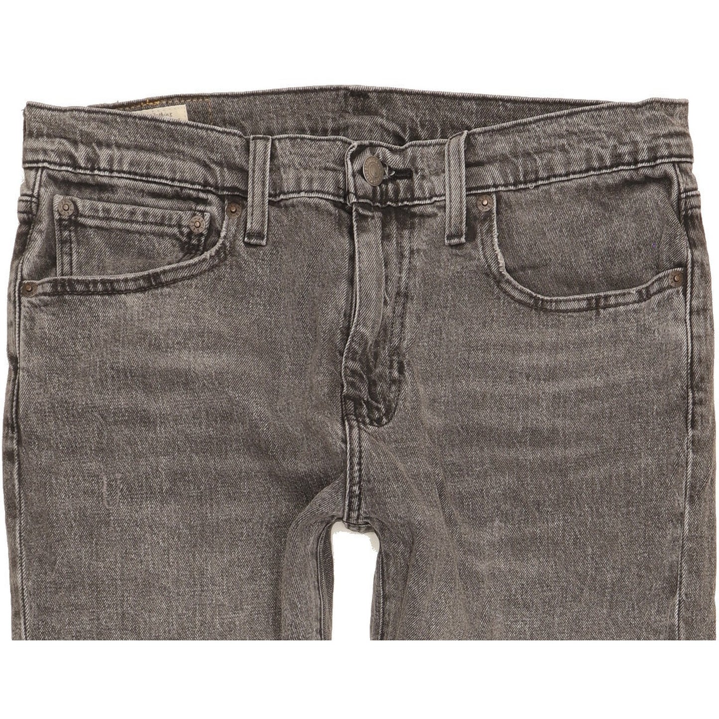 Levi's 512 Men Grey Straight Slim Stretch Jeans W31 L33