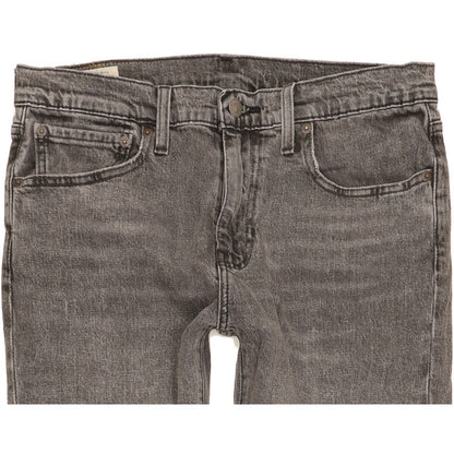 Levi's 512 Men Grey Straight Slim Stretch Jeans W31 L33