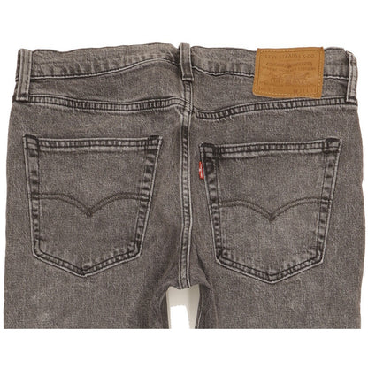 Levi's 512 Men Grey Straight Slim Stretch Jeans W31 L33