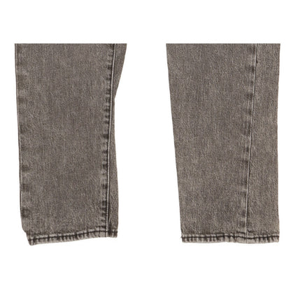 Levi's 512 Men Grey Straight Slim Stretch Jeans W31 L33