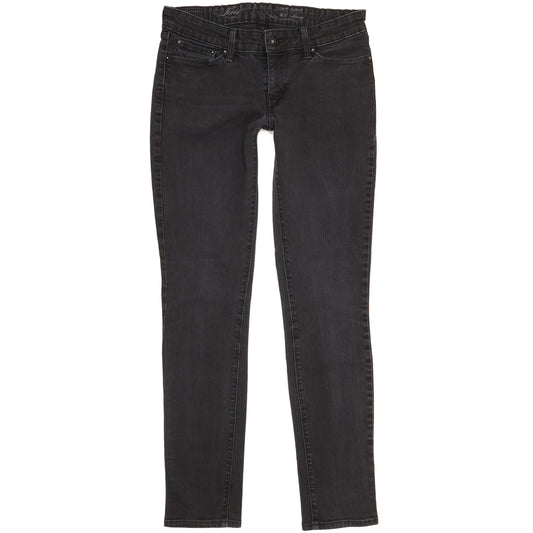 Levi's Demi Curve Women Black Skinny Slim Stretch Jeans W29 L31