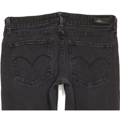 Levi's Demi Curve Women Black Skinny Slim Stretch Jeans W29 L31