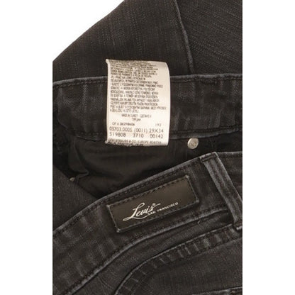 Levi's Demi Curve Women Black Skinny Slim Stretch Jeans W29 L31