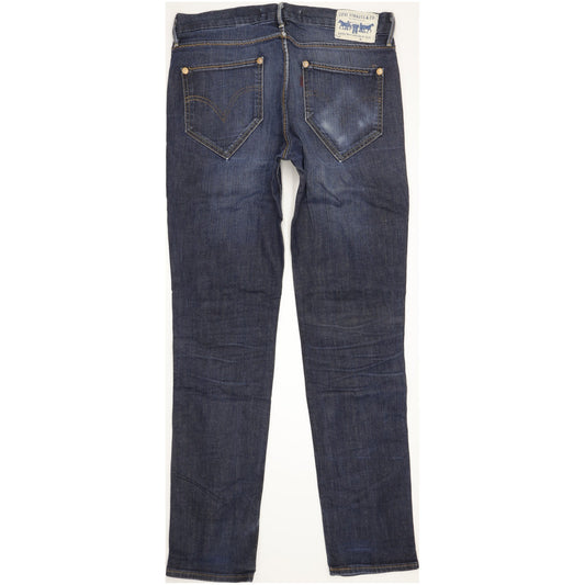 Levi's 519 Men Blue Straight Slim Stretch Jeans W34 L33