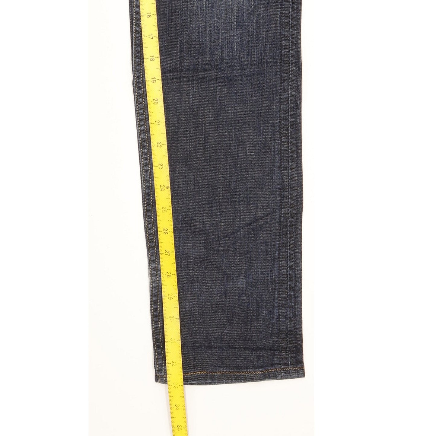 Levi's 519 Men Blue Straight Slim Stretch Jeans W34 L33